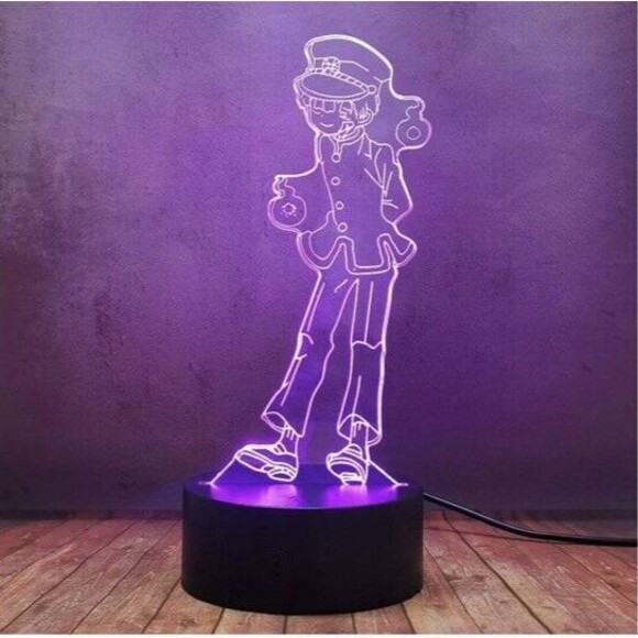 Kids Night light LED Color Changing 3D Hanako Kum Yugi Amane Anime 8.5 In - Picture 1 of 6